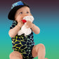 SHORT SLEEVE APOLLO AZUR BABY BODYSUIT