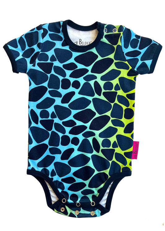 Short Sleeve Apollo Azur Baby Bodysuit