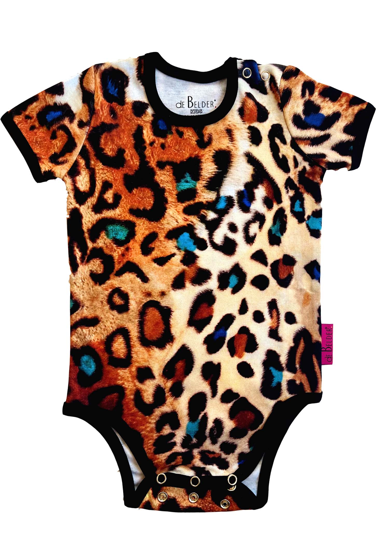 SHORT SLEEVE LEO VS TIGER BABY BODYSUIT