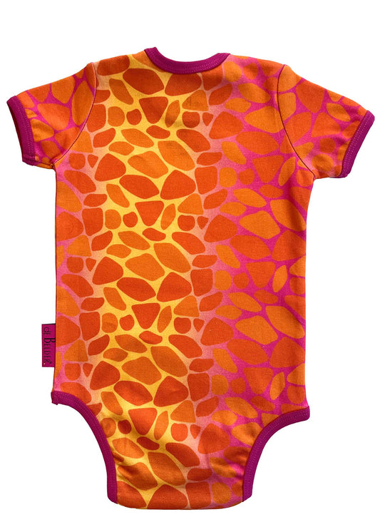 Short Sleeve Apollo Fuchsia Baby Bodysuit