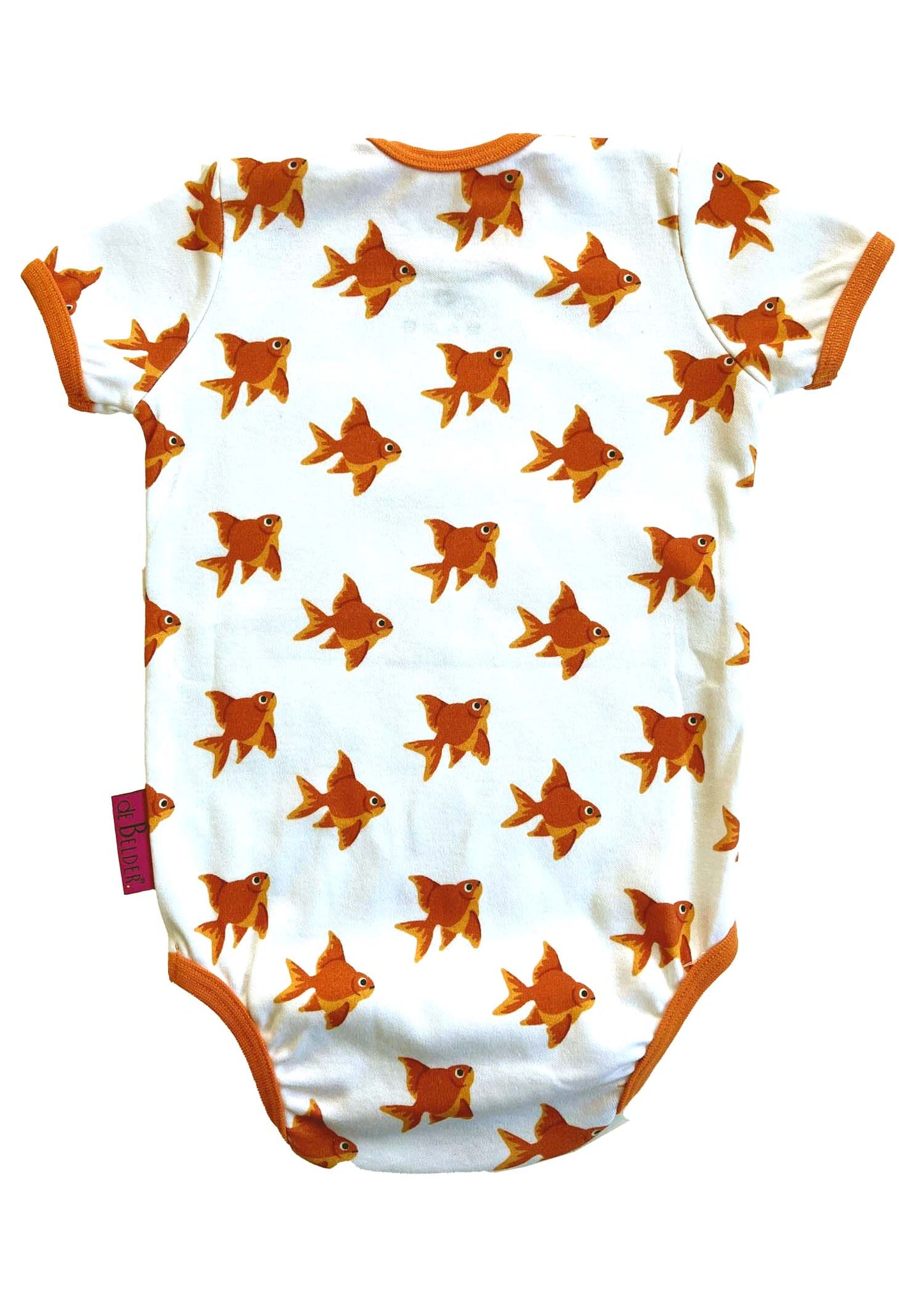 Short Sleeve Goldfish Baby Bodysuit